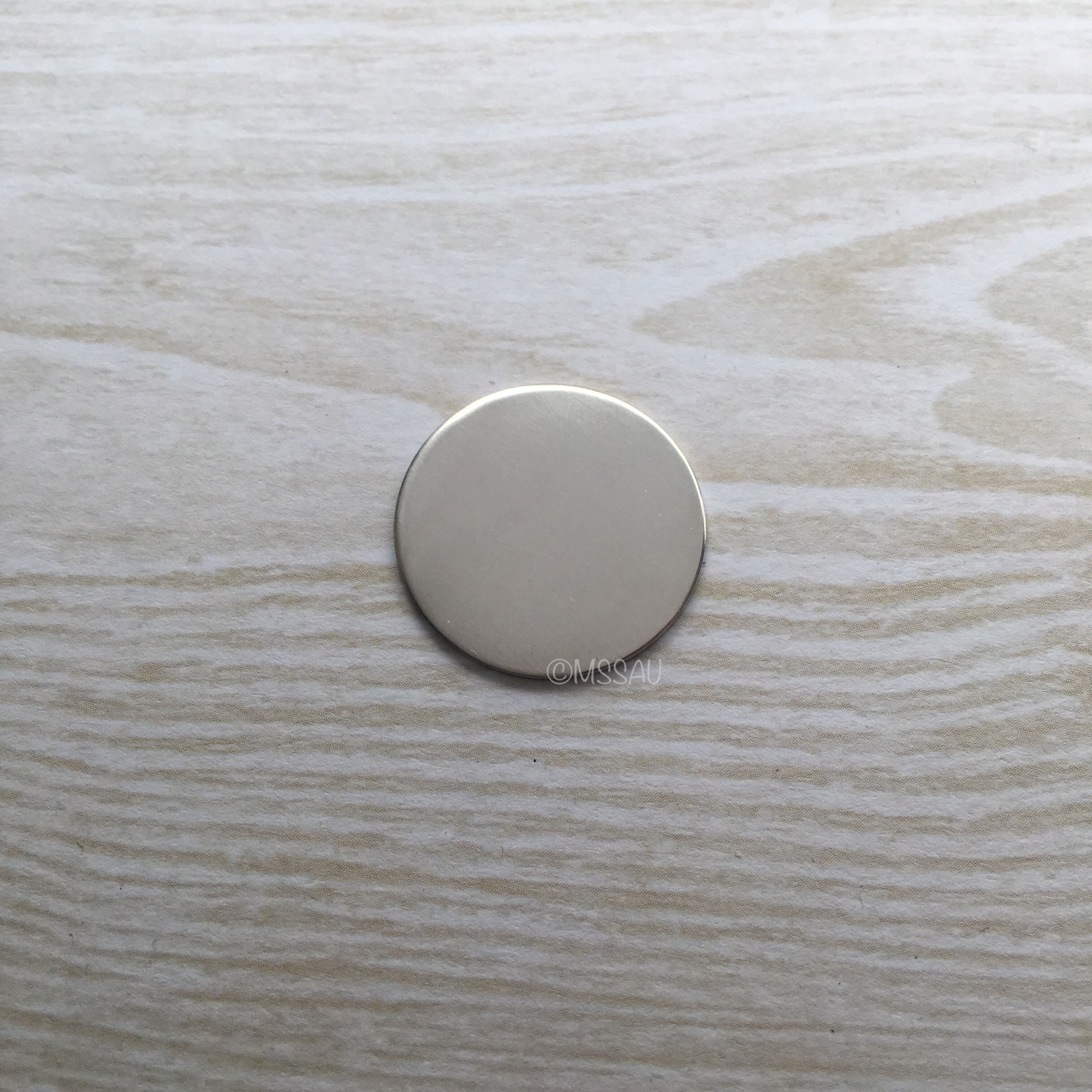 Sterling Silver Disc